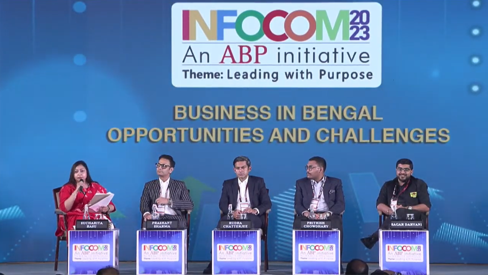 Our Partner, Sucharita Basu was the interlocutor for the Session “Doing Business in Bengal - Opportunities & Challenges” at the ABP-INFOCOM 2023.