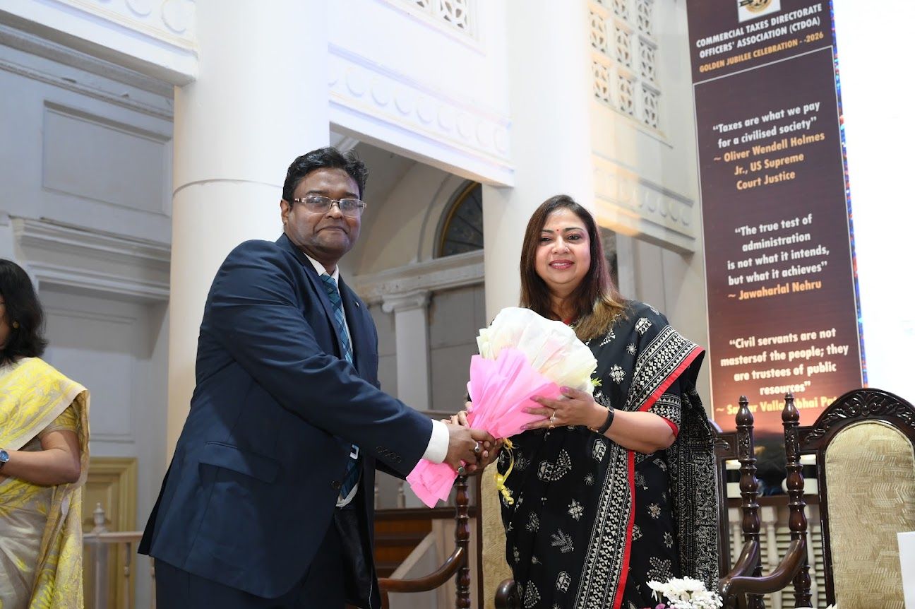 AQUILAW was honoured to be part of the Golden Jubilee Celebrations of the Commercial Taxes Directorate Officers' Association (Kolkata, West Bengal), bringing together senior officers and experts to discuss tax governance and the future of GST.