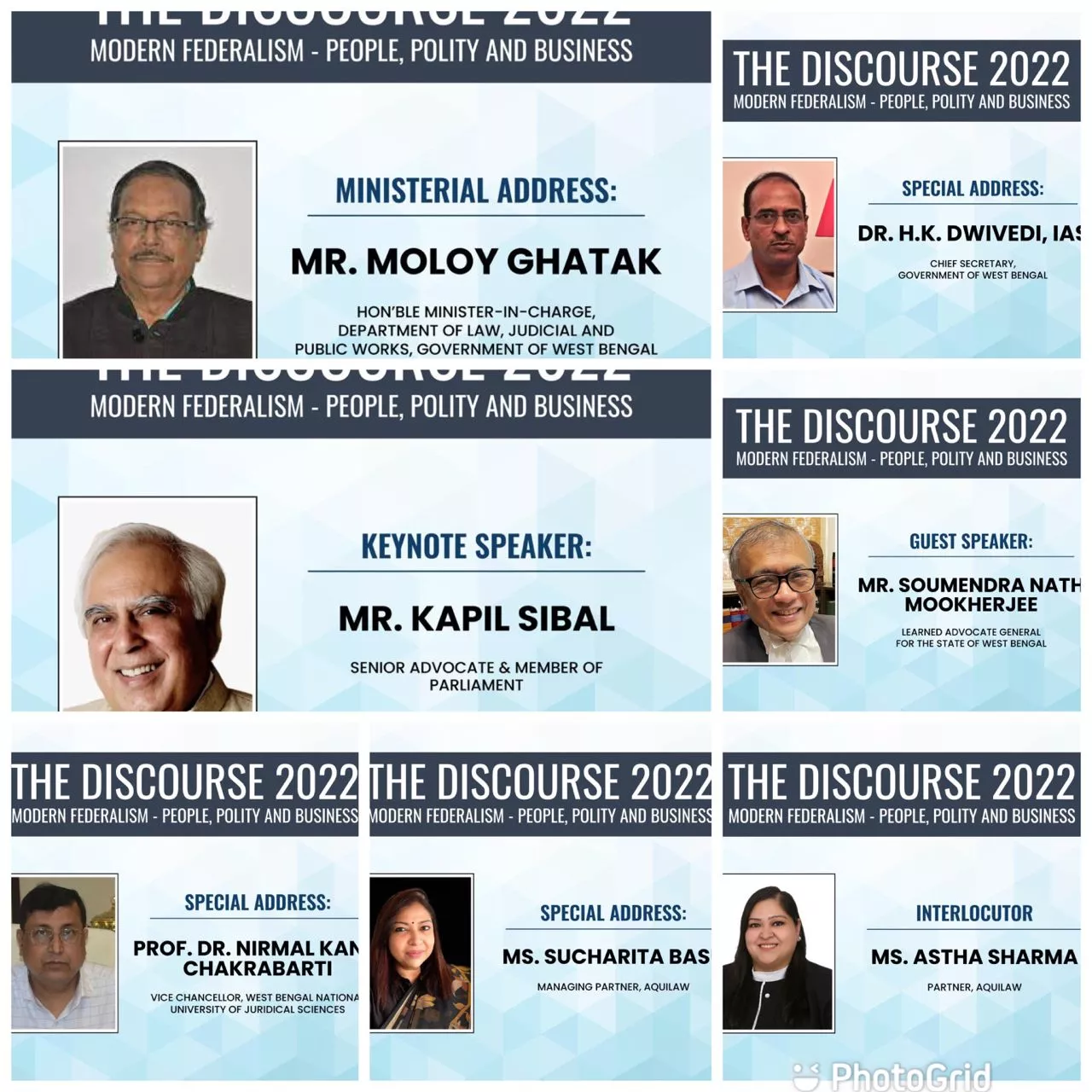The Discourse 2022 Topic : ‘Modern Federalism - People, Polity & Business...