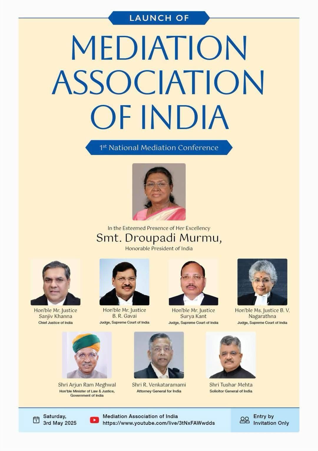Our Partners represented AQUILAW at this prestigious event. The conference was graced by the presence of the Hon'ble President of India, Smt. Droupadi Murmu, and the Hon'ble Chief Justice of India, Justice Sanjiv Khanna